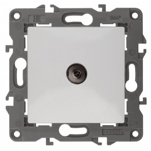 Розетка TV Оконечная без рамки Эра Elegance 1-м. белый картинка